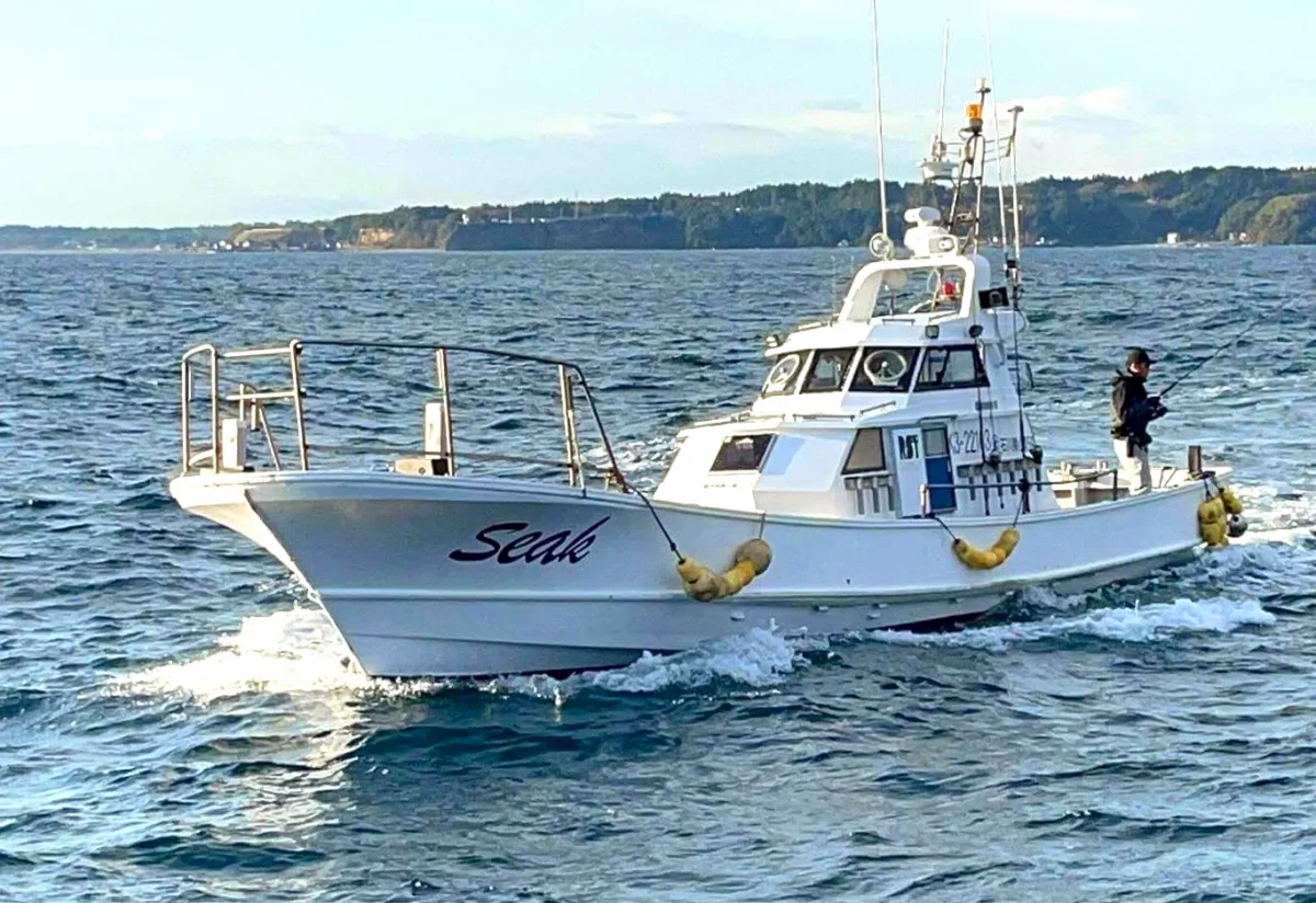 能登の海を走っていた高根大輔さんの「2代目シーク号」（撮影：2020年　高根さん提供）