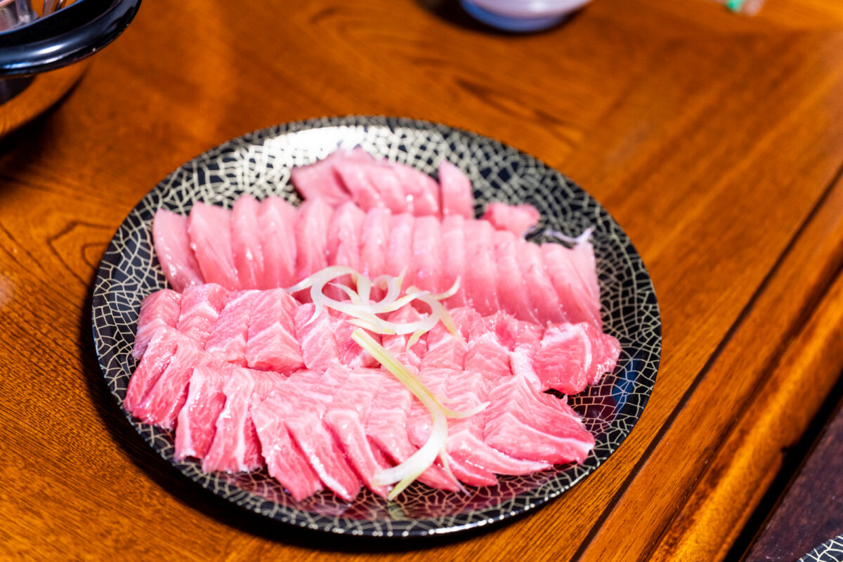 「絶対食べてほしい」とイチオシの、脂の乗ったトロ