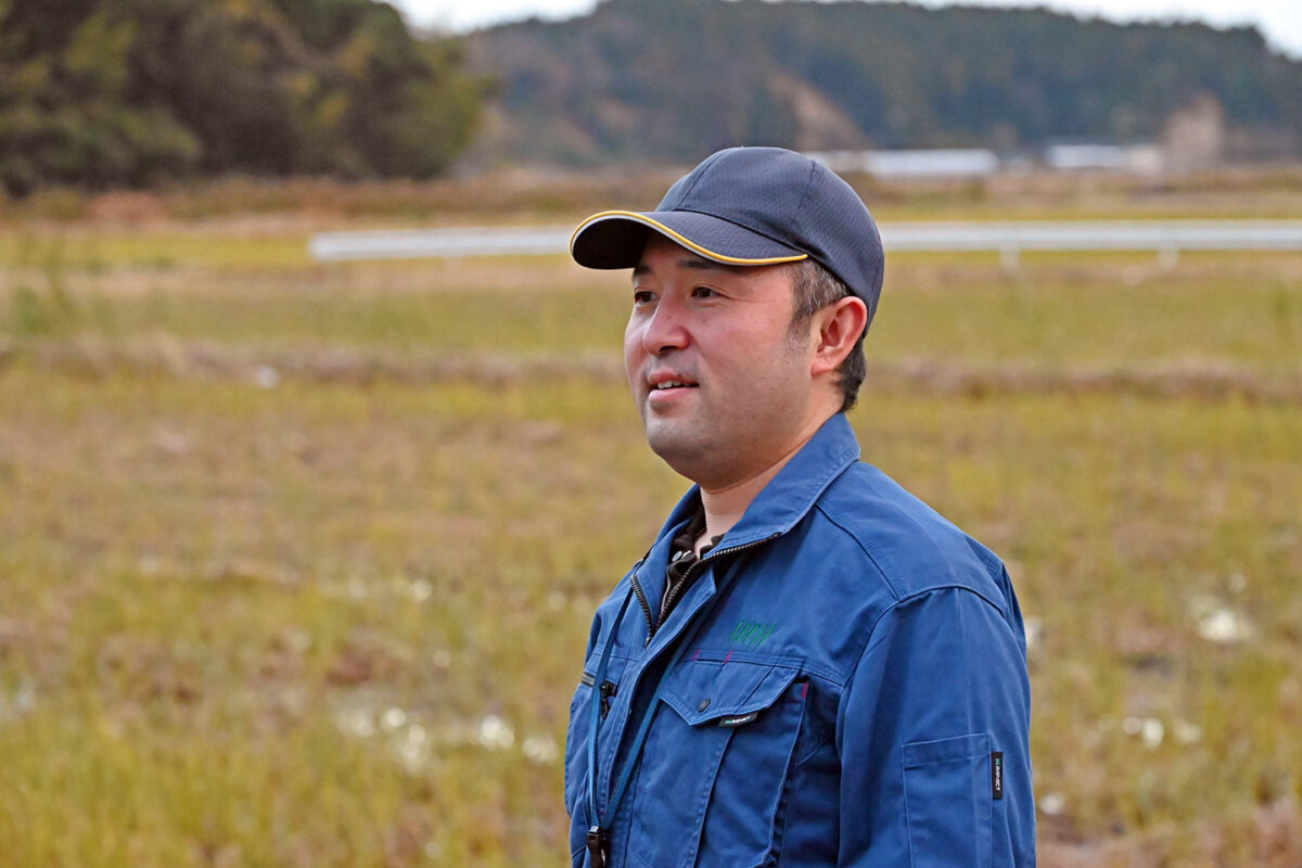 株式会社NAIAの社員で珠洲オーガニックビレッジの事業に参画している脊戸大樹さん