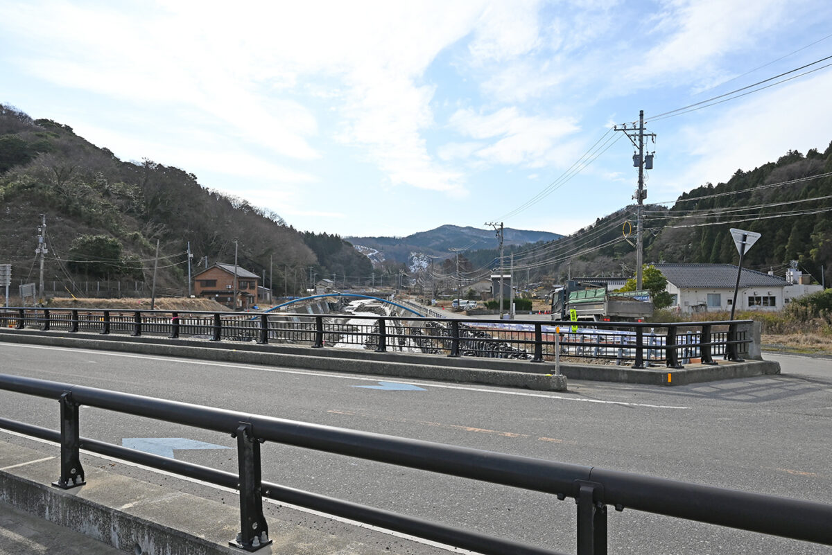 大谷川の周辺は特に豪雨での土砂被害が大きかった