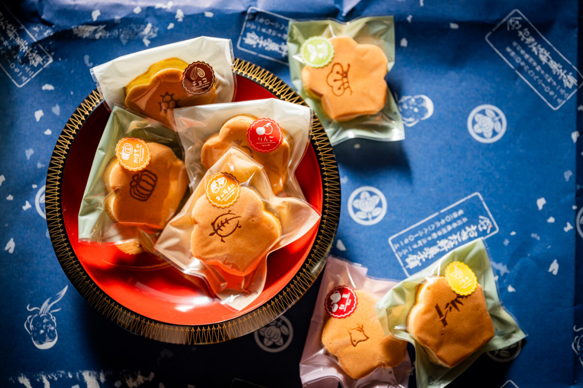ミニサイズの「たいこ饅頭」はフレーバーが豊富