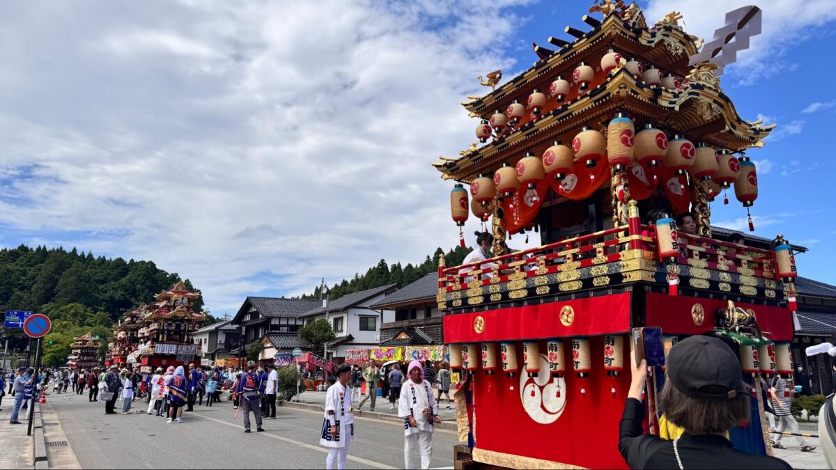 飯田町燈籠山祭りの様子(2025年7月筆者撮影)