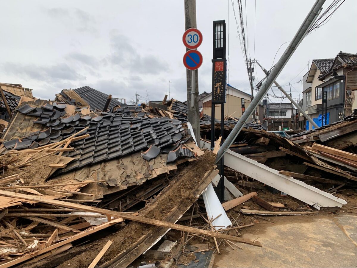 壊れた家から命からがら逃げ出した (画像提供:藤野浩史)