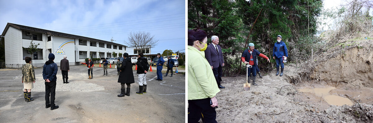 2024年4月に高田宏臣さんを招いて有機土木についての勉強会と現地調査を実施