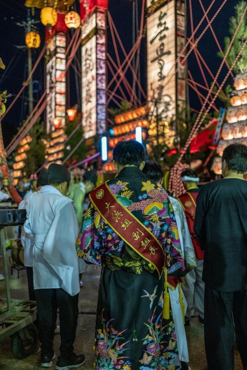 2024年、2025年と「寺家（じけ）キリコ祭り」を催行。人々が神様に祈る姿が見られるようになったという（画像提供：猿女千鶴さん）