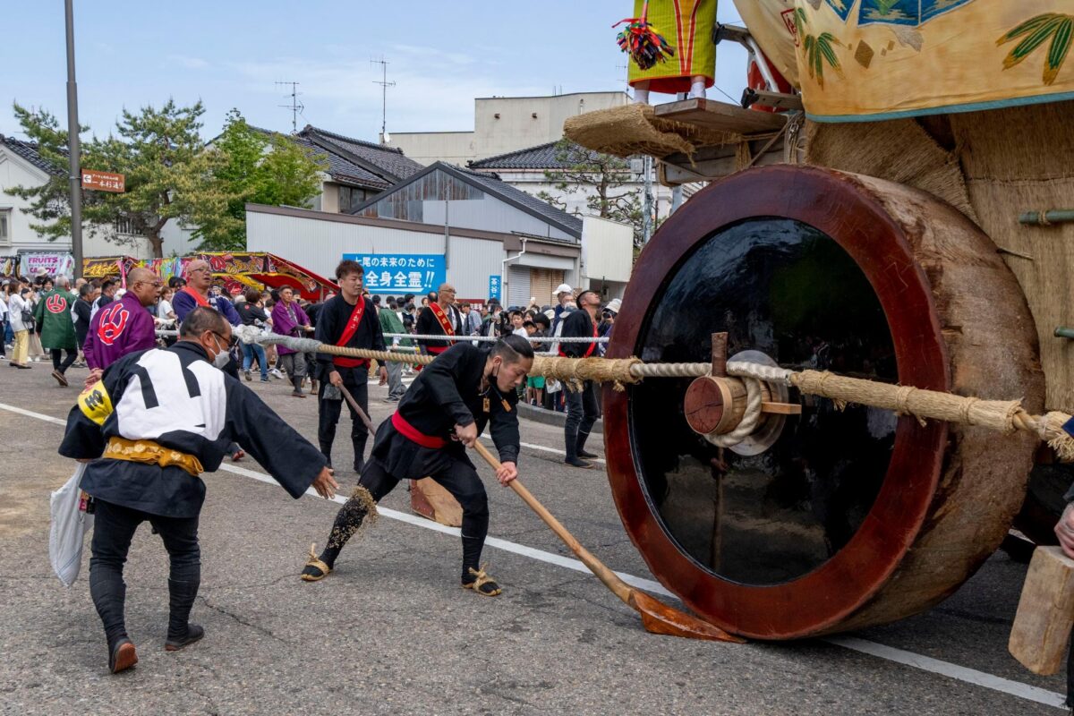 20年くらい前に作り替えられたというでか山の車輪（画像提供：佐原博之氏）