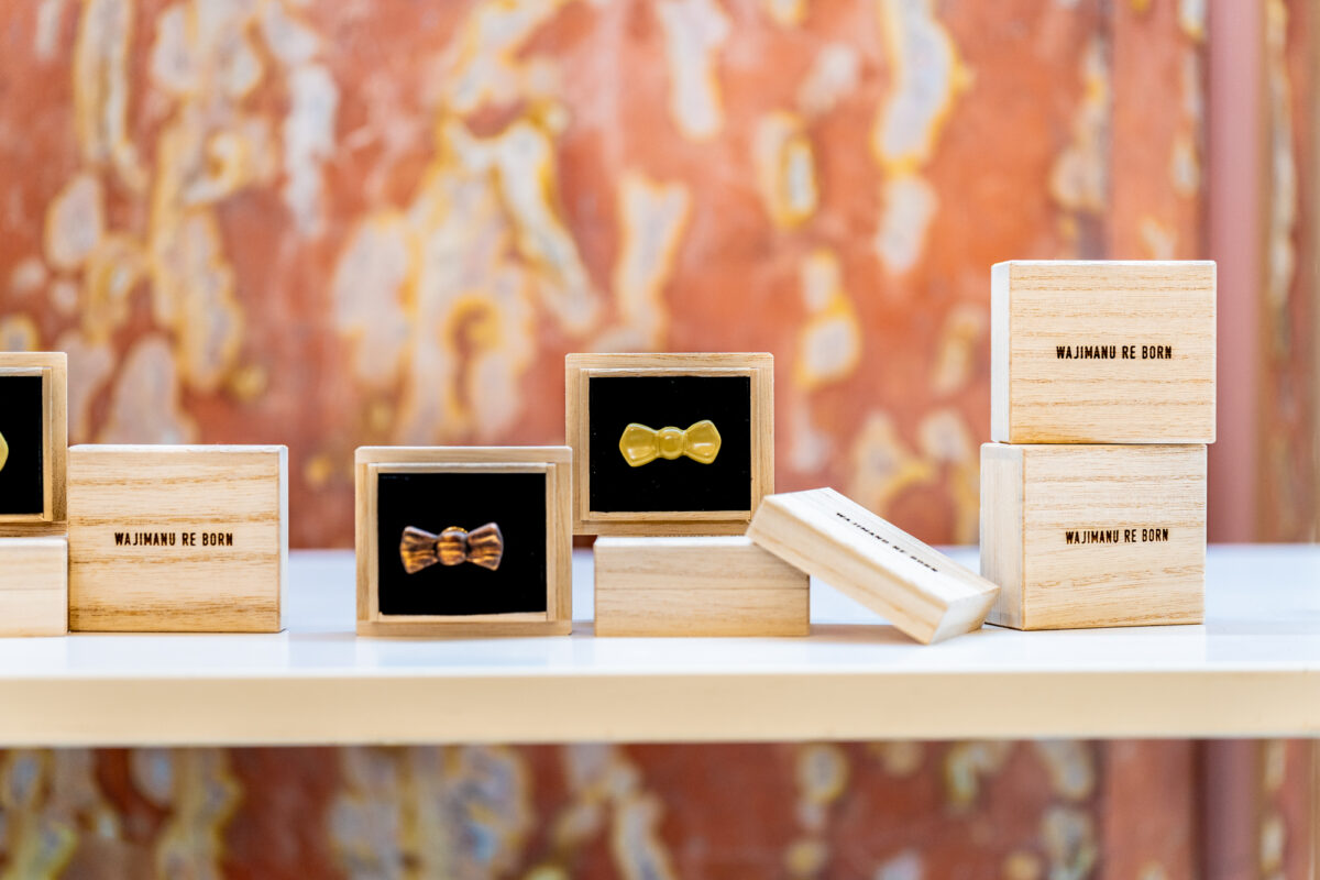 輪島塗職人とつくる漆塗りラペルピンとブローチ