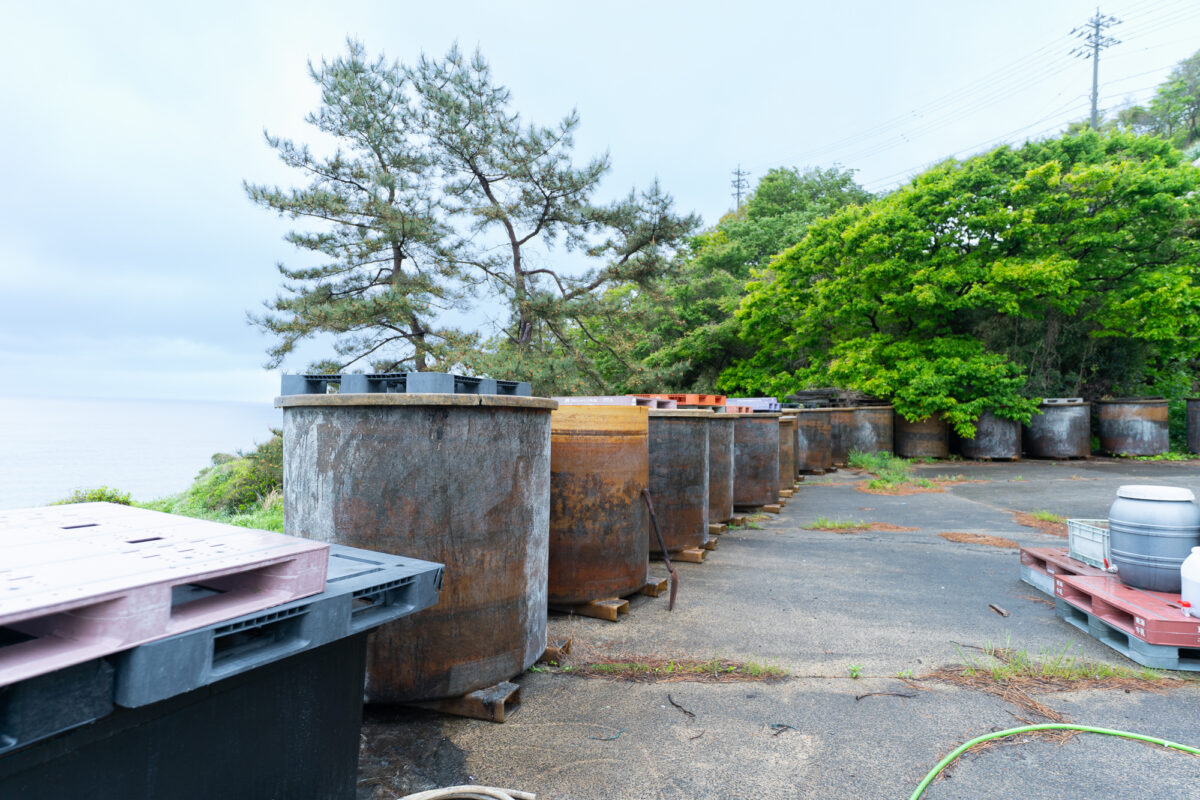 “輪島舳倉屋”のいしるのタンク