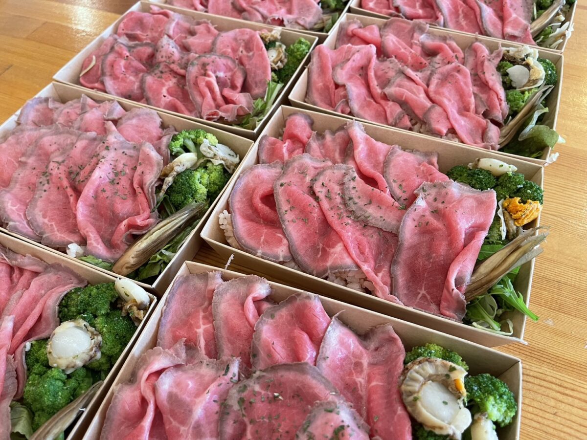 能登牛のローストビーフ弁当（写真提供：秋房さん